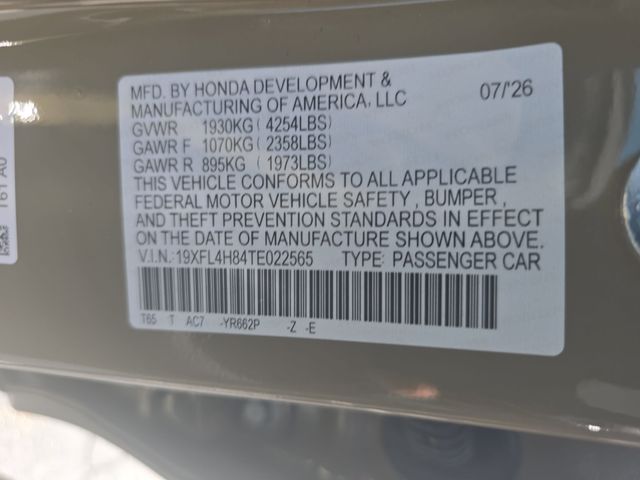 New 2026 Honda Civic Hatchback Hybrid Hatchback