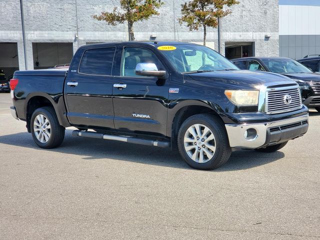 Black 2010 Toyota Tundra Limited CrewMax 5.7L 4WD Pickup Truck Four-Wheel Drive 6-Speed Automatic