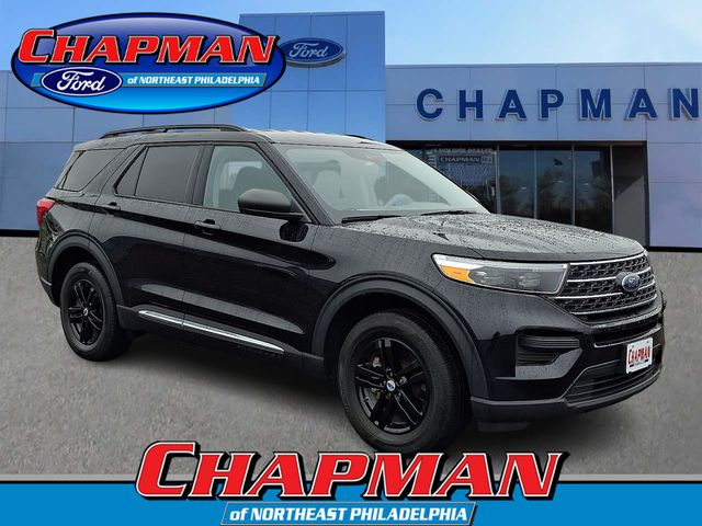 Agate Black Metallic 2023 Ford Explorer XLT AWD SUV / Crossover All-Wheel Drive Automatic