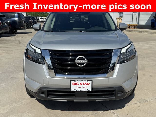 2025 Nissan Pathfinder SV Silver at Texan Dodge Chrysler Jeep Ram