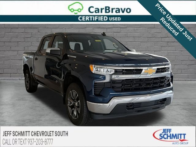 Northsky Blue Metallic 2023 Chevrolet Silverado 1500 Pickup Truck Four-Wheel Drive 8-Speed Automatic