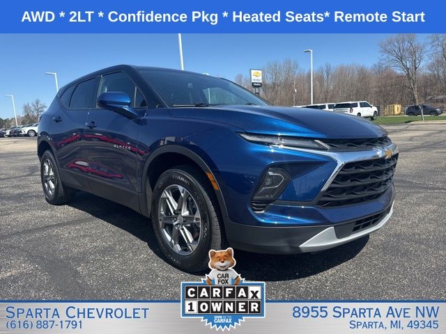 Blue 2023 Chevrolet Blazer 2LT AWD SUV / Crossover All-Wheel Drive 9-Speed Automatic Overdrive