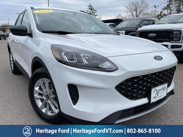 Oxford White 2022 Ford Escape Hybrid SE AWD SUV / Crossover All-Wheel Drive Continuously Variable Transmission