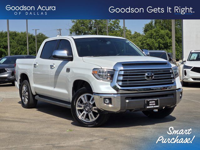 White (Wind Chill Pearl) 2021 Toyota Tundra Pickup Truck 4X2 6-Speed Automatic Overdrive