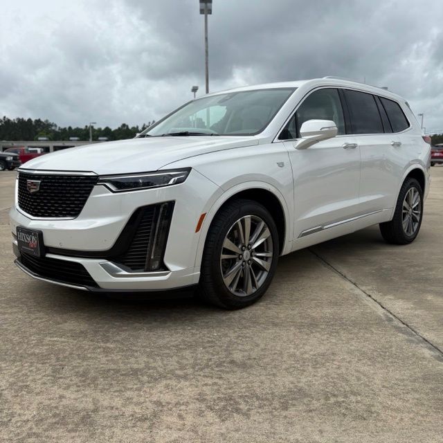 Crystal White 2022 Cadillac XT6 Premium Luxury AWD SUV / Crossover Four-Wheel Drive 9-Speed Automatic