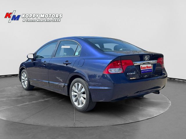 2010 Honda Civic EX - Blue exterior view 3