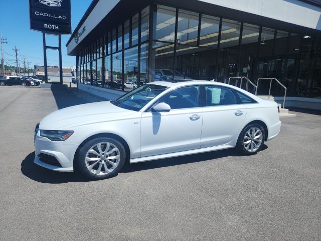 Glacier White 2018 Audi A6 2.0T quattro Premium Plus Sedan AWD Sedan All-Wheel Drive 8-Speed Automatic