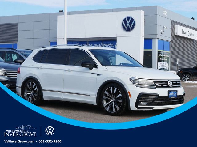 Pure White 2020 Volkswagen Tiguan SEL Premium R-Line 4Motion SUV / Crossover All-Wheel Drive 8-Speed Automatic