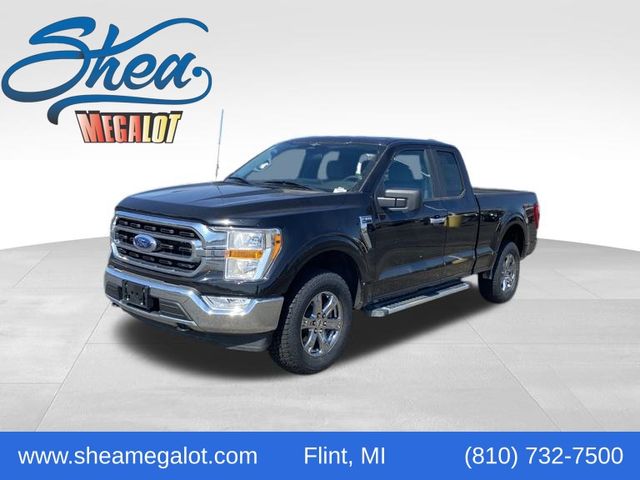 Black 2023 Ford F-150 Pickup Truck Four-Wheel Drive 10-Speed Automatic