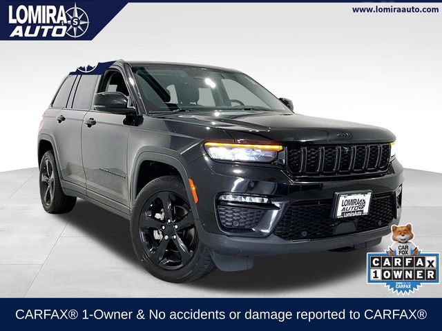 Diamond Black Crystal Pearlcoat 2023 Jeep Grand Cherokee SUV / Crossover Four-Wheel Drive 8-Speed Automatic