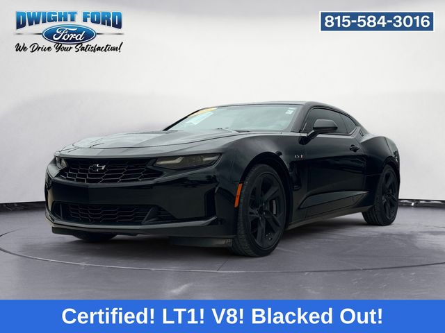 Black 2021 Chevrolet Camaro Coupe Rear-Wheel Drive Automatic