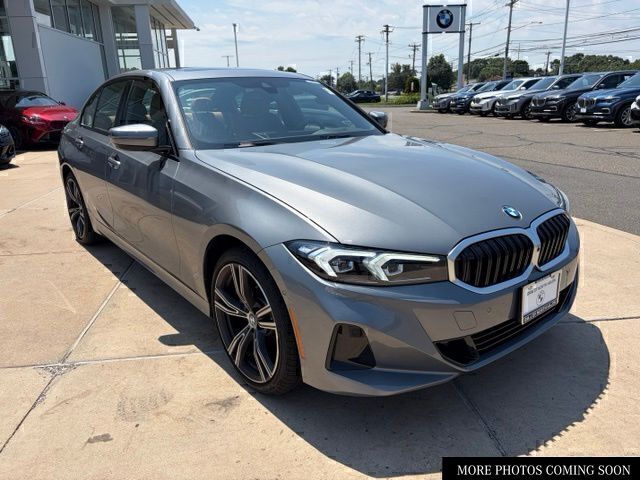Skyscraper Gray Metallic 2023 BMW 3 Series Sedan All-Wheel Drive 8-Speed Automatic