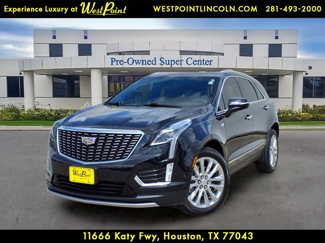 Stellar Black Metallic 2022 Cadillac XT5 Premium Luxury FWD SUV / Crossover Front-Wheel Drive 9-Speed Automatic
