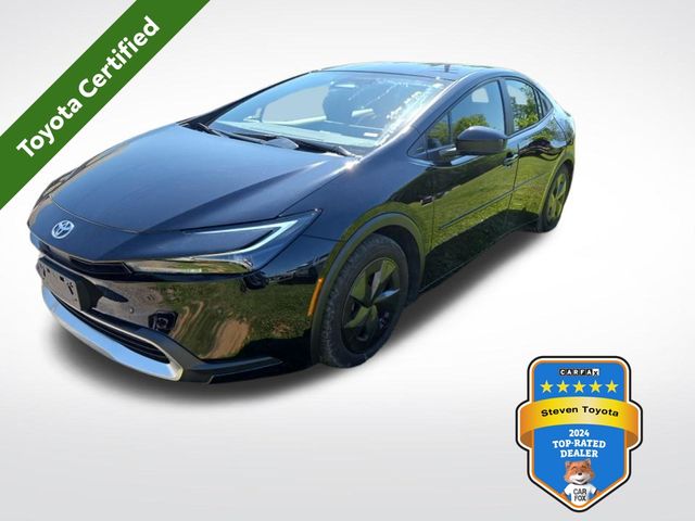 Midnight Black Metallic 2025 Toyota Prius Plug-In Hybrid SE FWD Hatchback Front-Wheel Drive Continuously Variable Transmission