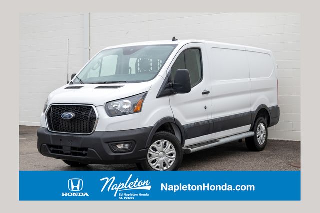 Oxford White 2025 Ford Transit Cargo Van Rear-Wheel Drive