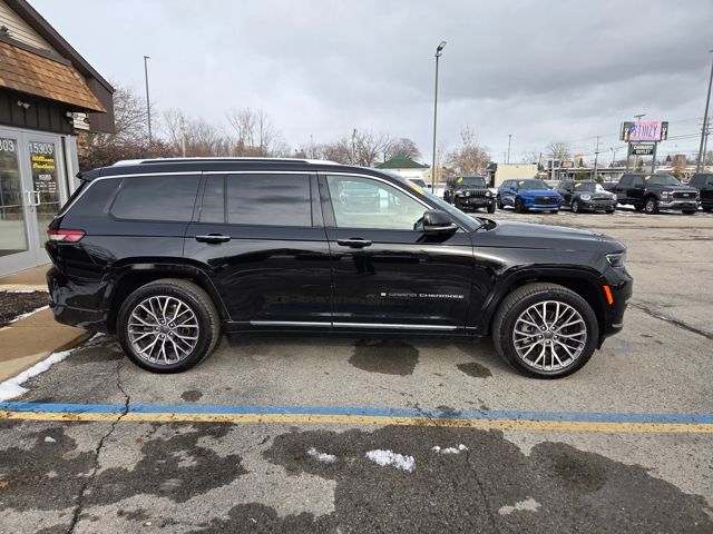 2023 Jeep Grand Cherokee L Summit - Diamond Black Crystal Pearlcoat exterior view 2
