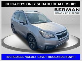 Ice Silver Metallic 2018 Subaru Forester 2.5i Limited SUV / Crossover All-Wheel Drive Continuously Variable Transmission