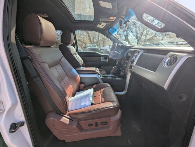 2014 White Platinum Clearcoat Metallic Ford F-150 King Ranch 4X4 Truck