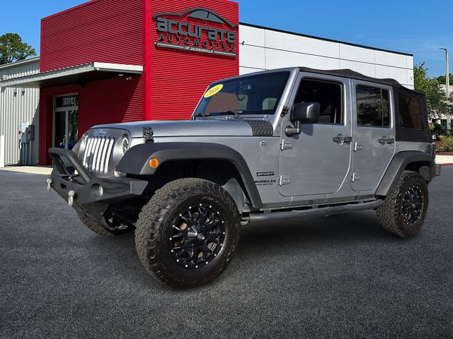 Billet Silver Metallic Clearcoat 2016 Jeep Wrangler Unlimited Sport 4WD SUV / Crossover Four-Wheel Drive 5-Speed Automatic