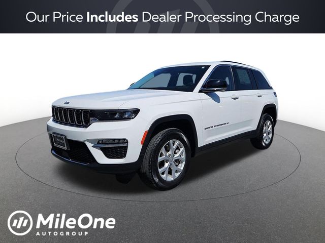 Bright White Clearcoat 2023 Jeep Grand Cherokee SUV / Crossover Four-Wheel Drive 8-Speed Automatic