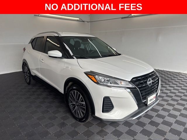 Aspen White 2022 Nissan Kicks SV FWD SUV / Crossover Front-Wheel Drive Continuously Variable Transmission