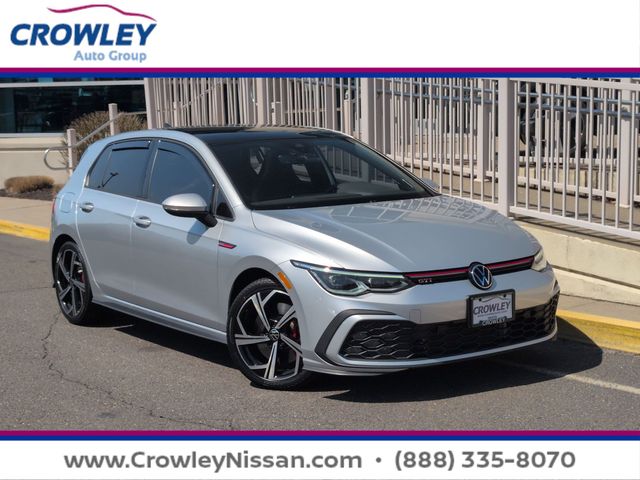 Reflex Silver Metallic 2024 Volkswagen Golf GTI SE FWD Hatchback Front-Wheel Drive 7-Speed Dual Clutch