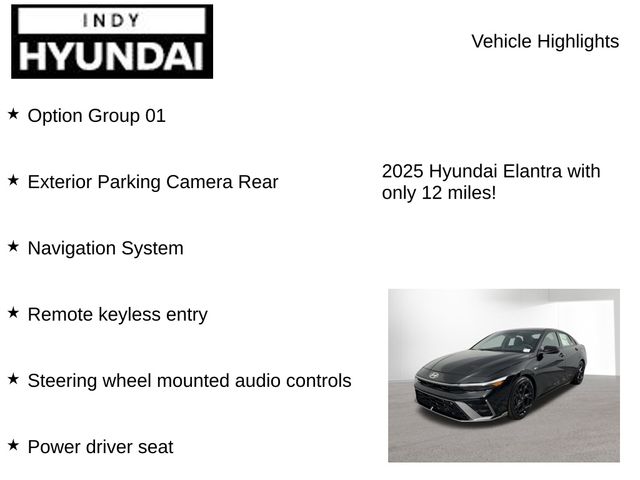 New 2025 Hyundai Elantra For Sale in Indianapolis, IN