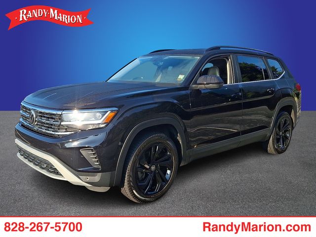 Deep Black 2021 Volkswagen Atlas SUV / Crossover All-Wheel Drive 8-Speed Automatic