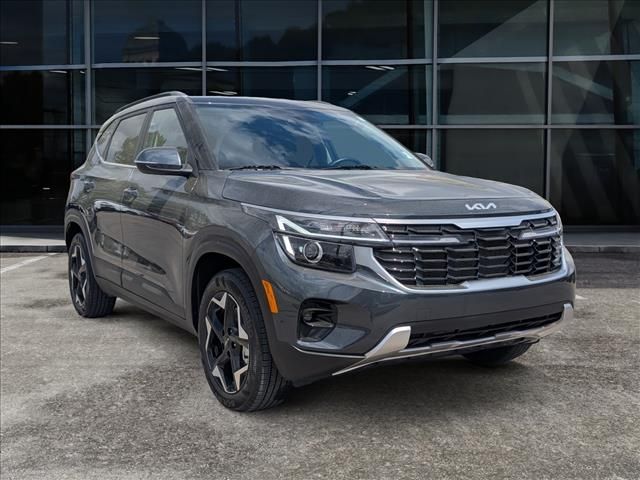 Gravity Gray 2025 Kia Seltos EX AWD SUV / Crossover All-Wheel Drive Continuously Variable Transmission