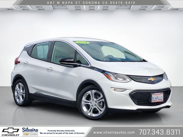 Summit White 2019 Chevrolet Bolt EV Hatchback Front-Wheel Drive 1-Speed Automatic