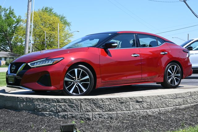 Red 2023 Nissan Maxima SL FWD Sedan Continuously Variable Transmission