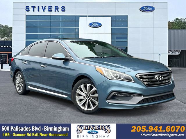 Nouveau Blue 2017 Hyundai Sonata Sedan Front-Wheel Drive 6-Speed Automatic