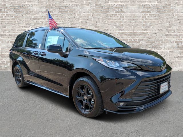 Black 2026 Toyota Sienna Minivan All-Wheel Drive Continuously Variable Transmission