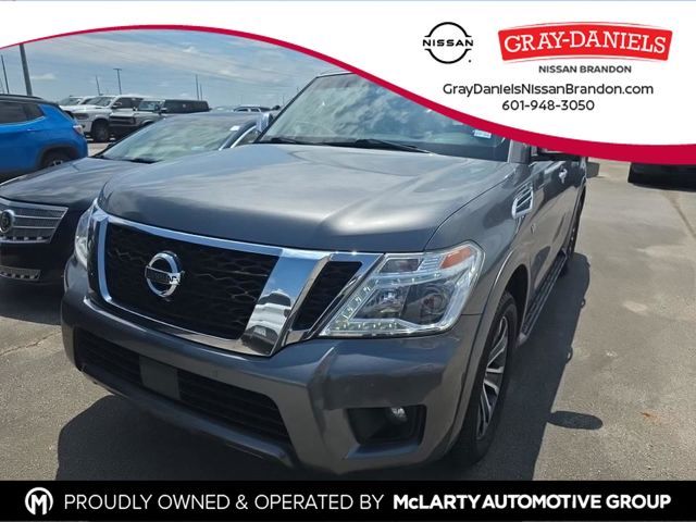 Gray (Gun Metallic) 2019 Nissan Armada SL RWD SUV / Crossover 4X2 7-Speed Automatic