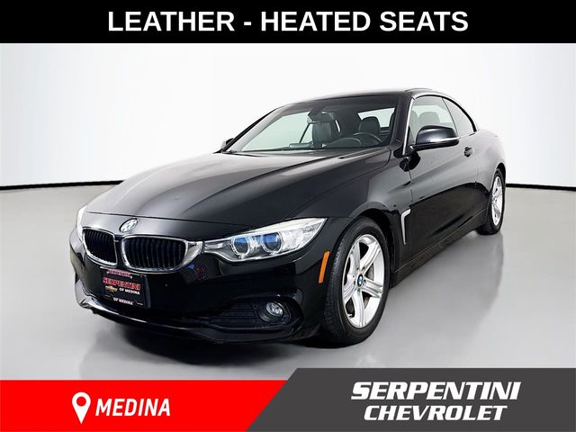 Black Sapphire Metallic 2014 BMW 4 Series 428i Convertible RWD Convertible Rear-Wheel Drive 8-Speed Automatic