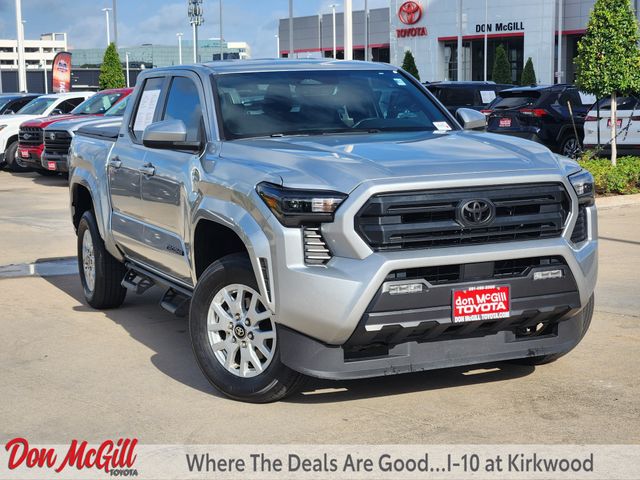 Celestial Silver Metallic 2025 Toyota Tacoma Pickup Truck Four-Wheel Drive 8-Speed Automatic