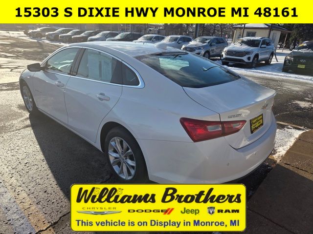 2024 Chevrolet Malibu LT - Summit White exterior view 5