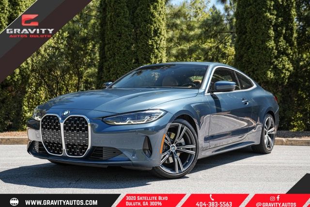 Arctic Race Blue Metallic 2024 BMW 4 Series Coupe Rear-Wheel Drive 8-Speed Automatic