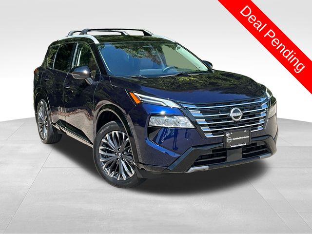 Deep Ocean Blue Pearl/Super Black 2025 Nissan Rogue SUV / Crossover All-Wheel Drive Continuously Variable Transmission