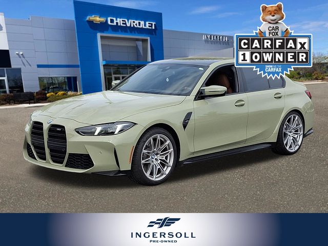 Gray (Stone Grey) 2025 BMW M3 RWD Sedan Rear-Wheel Drive 6-Speed Manual