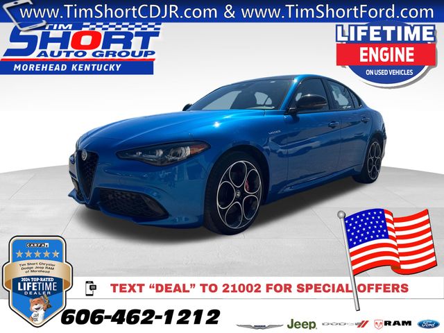 Misano Blue Metallic 2024 Alfa Romeo Giulia Veloce AWD Sedan All-Wheel Drive 8-Speed Automatic