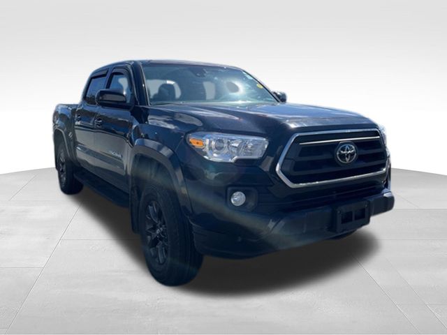 Black 2023 Toyota Tacoma SR5 V6 Double Cab 4WD Pickup Truck Four-Wheel Drive 6-Speed Automatic
