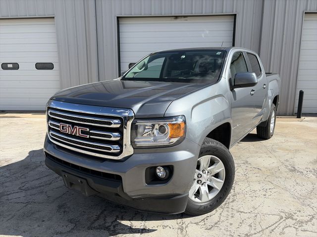 Gray (Satin Steel Metallic) 2018 GMC Canyon Pickup Truck Four-Wheel Drive 8-Speed Automatic