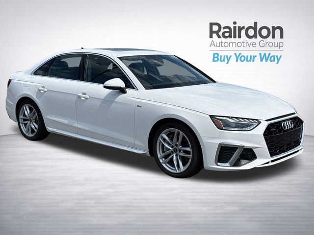 Ibis White 2023 Audi A4 Sedan All-Wheel Drive 7-Speed Automatic