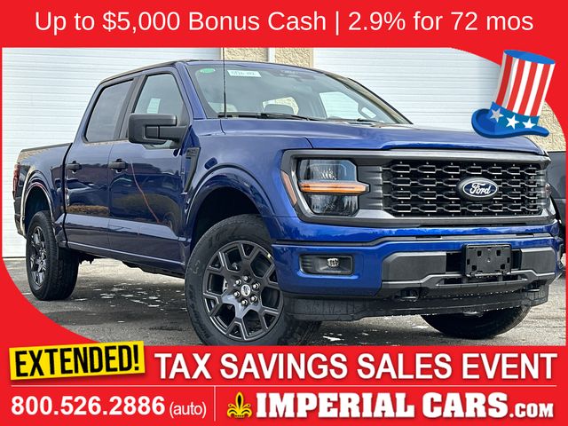 Blue Metallic 2026 Ford F-150 Pickup Truck Four-Wheel Drive Automatic