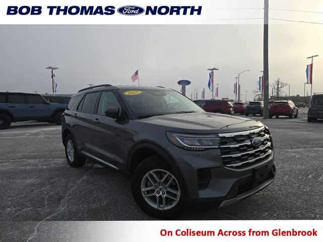 Carbonized Gray Metallic 2025 Ford Explorer SUV / Crossover All-Wheel Drive Automatic