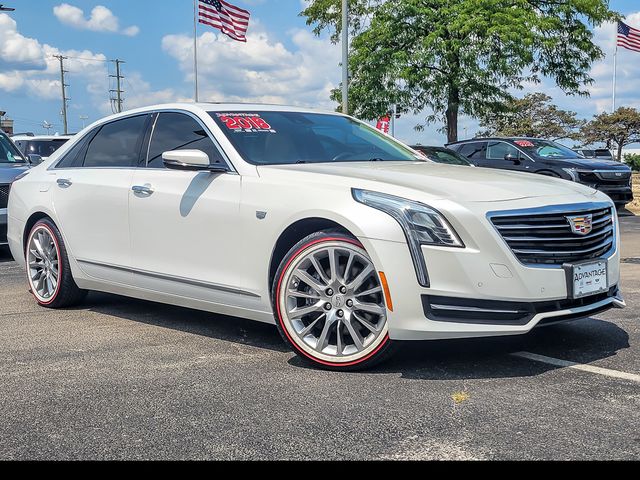 Crystal White Tricoat 2018 Cadillac CT6 Sedan All-Wheel Drive 8-Speed Automatic