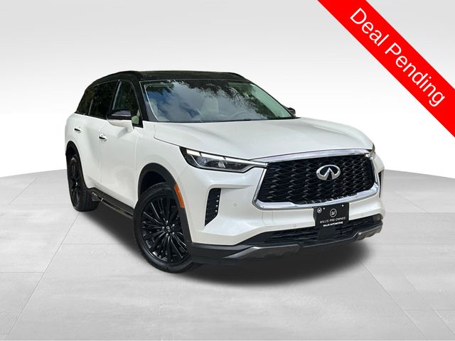 Majestic White 2023 INFINITI QX60 Sensory AWD SUV / Crossover All-Wheel Drive 9-Speed Automatic