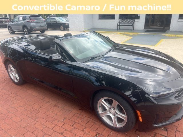 Black 2019 Chevrolet Camaro 1LT Convertible RWD Convertible Rear-Wheel Drive 8-Speed Automatic