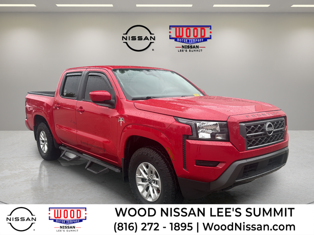 Red Alert 2024 Nissan Frontier Pickup Truck Four-Wheel Drive 9-Speed Automatic Overdrive
